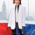Zendaya Spider Man New Day New York White Blazer