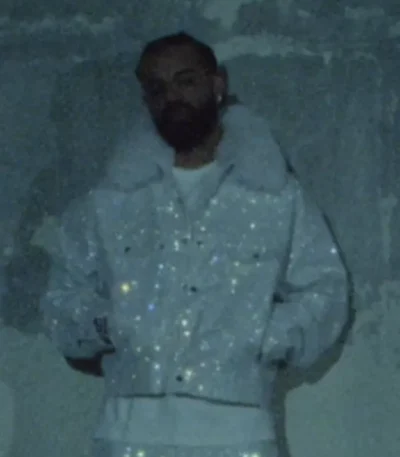 Make Them Remember Drake White Sequin Jacket