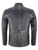 Manny Constantine S01 Grey Leather Jacket