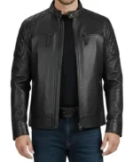 Marcus Cafe Racer Genuine Men’s Leather Jacket