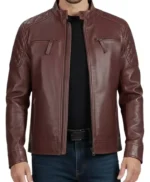 Marcus Cafe Racer Genuine Men’s Leather Jacket
