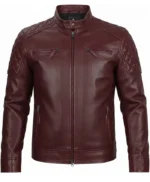 Marcus Cafe Racer Genuine Men’s Leather Jacket