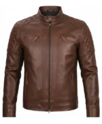 Marcus Cafe Racer Genuine Men’s Leather Jacket