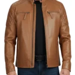 Marcus Cafe Racer Genuine Men’s Leather Jacket
