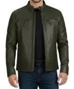 Marcus Cafe Racer Genuine Men’s Leather Jacket