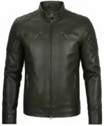 Marcus Cafe Racer Genuine Men’s Leather Jacket