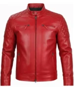 Marcus Cafe Racer Genuine Men’s Leather Jacket