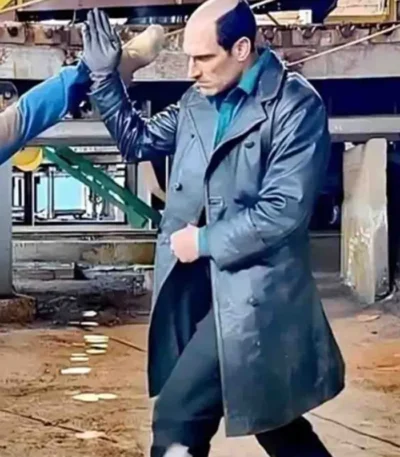 Marko Zaror Diablo Black Leather Coat