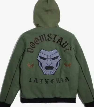 Marvel Doctor Doom Green Hooded Jacket