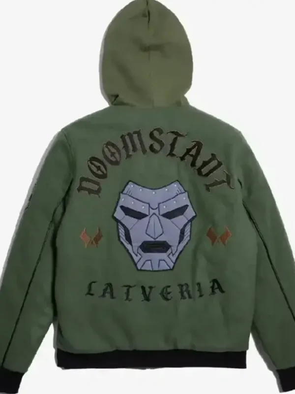 Marvel Doctor Doom Green Hooded Jacket