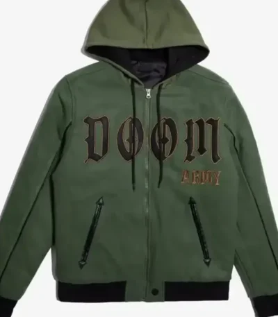 Marvel Doctor Doom Green Hooded Jacket