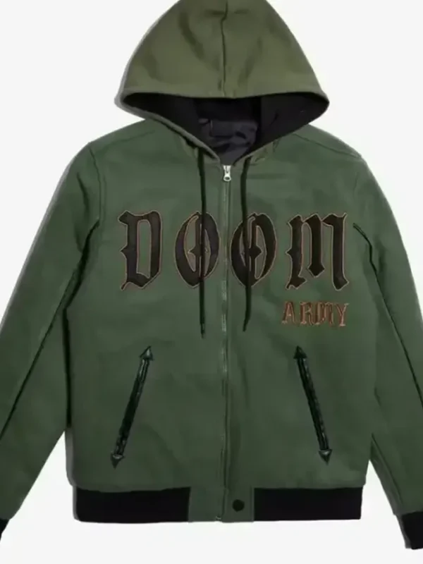 Marvel Doctor Doom Green Hooded Jacket