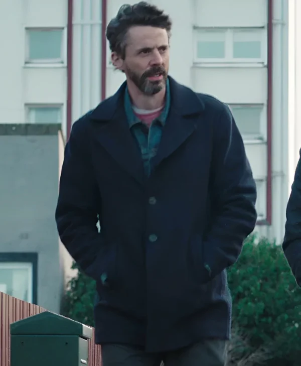 Matthew Goode Dept. Q S01 Black Coat Matthew Goode Dept. Q S01 Black Coat
