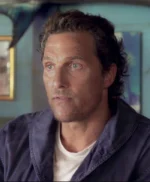 Matthew McConaughey Serenity Cotton Blue Jacket
