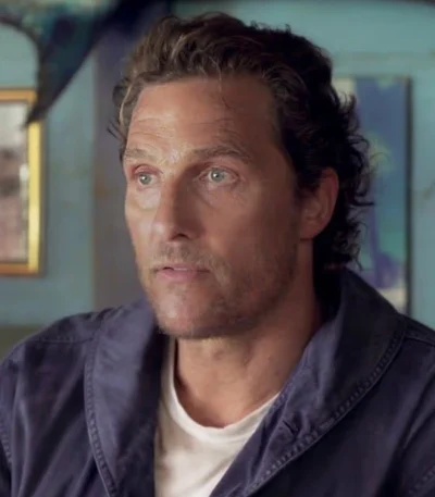Matthew McConaughey Serenity Cotton Blue Jacket