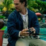 Matthew McConaughey Serenity Cotton Blue Jacket