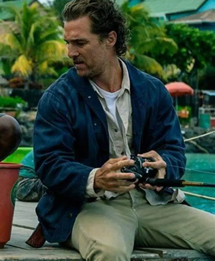 Matthew McConaughey Serenity Cotton Blue Jacket Matthew McConaughey Serenity Cotton Blue Jacket