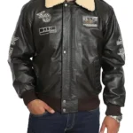 Maverick Bomber Leather Jacket