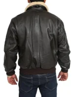Maverick Bomber Leather Jacket