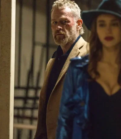 Max Martini Hollywood Grit Brown Coat