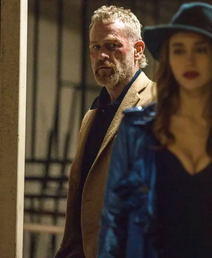 Max Martini Hollywood Grit Brown Coat Max Martini Hollywood Grit Brown Coat