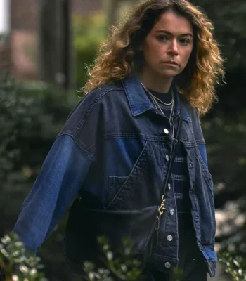 Maximum Pleasure Guaranteed Tatiana Maslany Denim Jacket