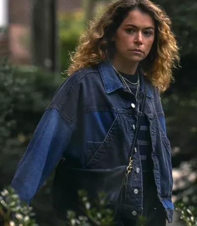 Maximum Pleasure Guaranteed Tatiana Maslany Denim Jacket
