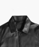 Mens Black Leather Motorcycle Jacket