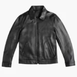 Mens Black Leather Motorcycle Jacket