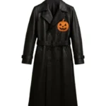 Men’s Halloween Jack-o’-lantern Pumpkin Trench Coat