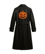 Men’s Halloween Jack-o’-lantern Pumpkin Trench Coat