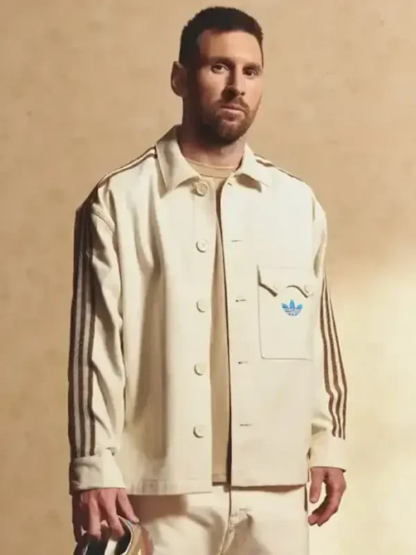 Messi Adidas Cream Track Jacket