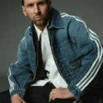 Messi x Kith Adidas Football Denim Jacket