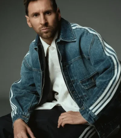 Messi x Kith Adidas Football Denim Jacket