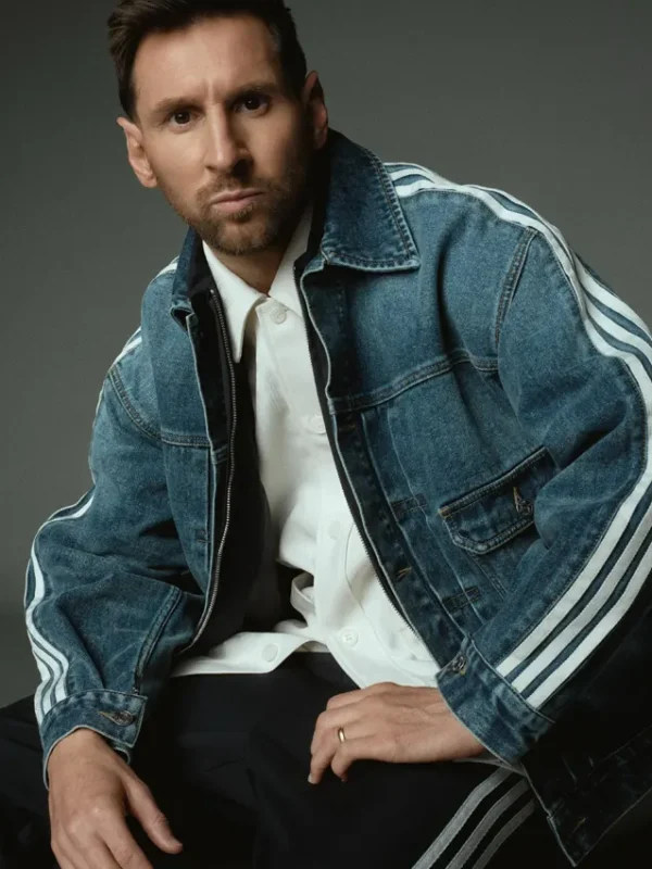 Messi x Kith Adidas Football Denim Jacket