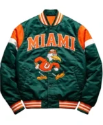 Miami Hurricanes 90’s Applique Patches Jacket