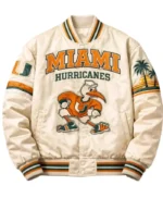 Miami Hurricanes 90’s Applique Patches Jacket