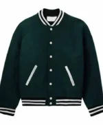 The Voice S29 Michael Buble Green Varsity Jacket