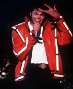 Michael Jackson Bad Tour Thriller Leather Jacket