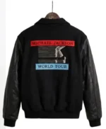 Michael Jackson Bad World Tour Varsity Jacket