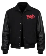 Michael Jackson Bad World Tour Varsity Jacket
