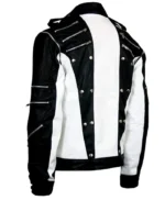 MJ Thriller Black and White Leather Jacket