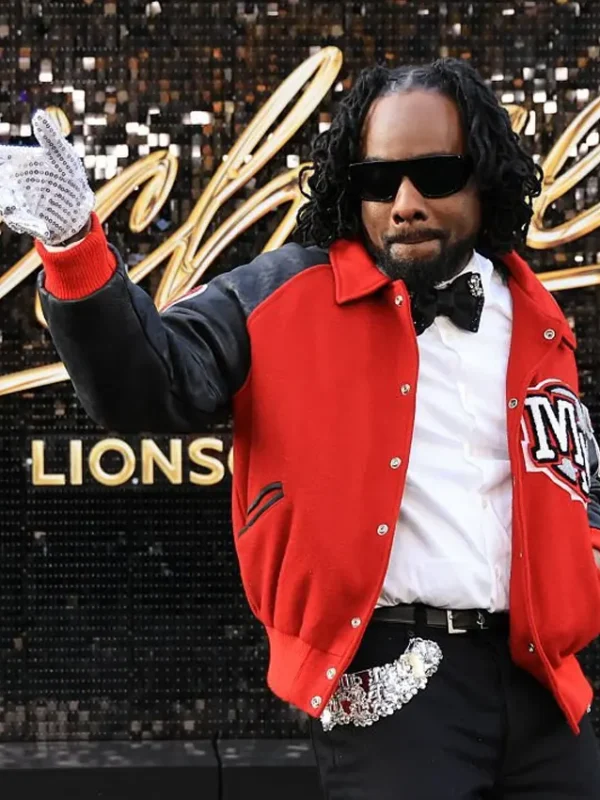 Michael Movie Premiere Wale Varsity Jacket