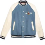 Mickey Mouse Denim Varsity Jacket