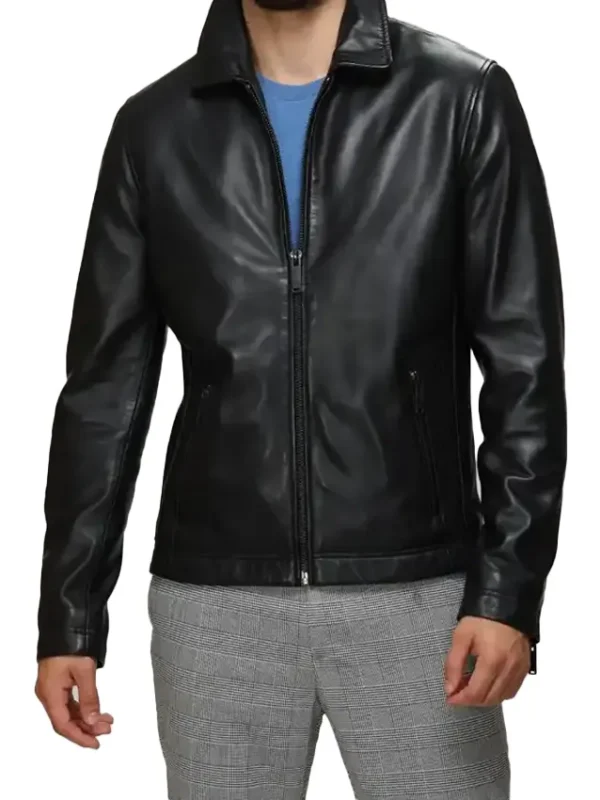 Miller Genuine Leather Zipper Jacket