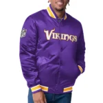 Minnesota Vikings Closer Purple-Gold Satin Jacket