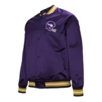 Minnesota Vikings Double Down Purple Satin Jacket