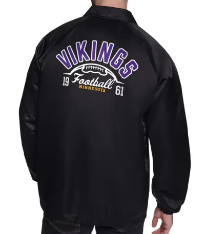 Minnesota Vikings Retro Logo Coaches Jacket
