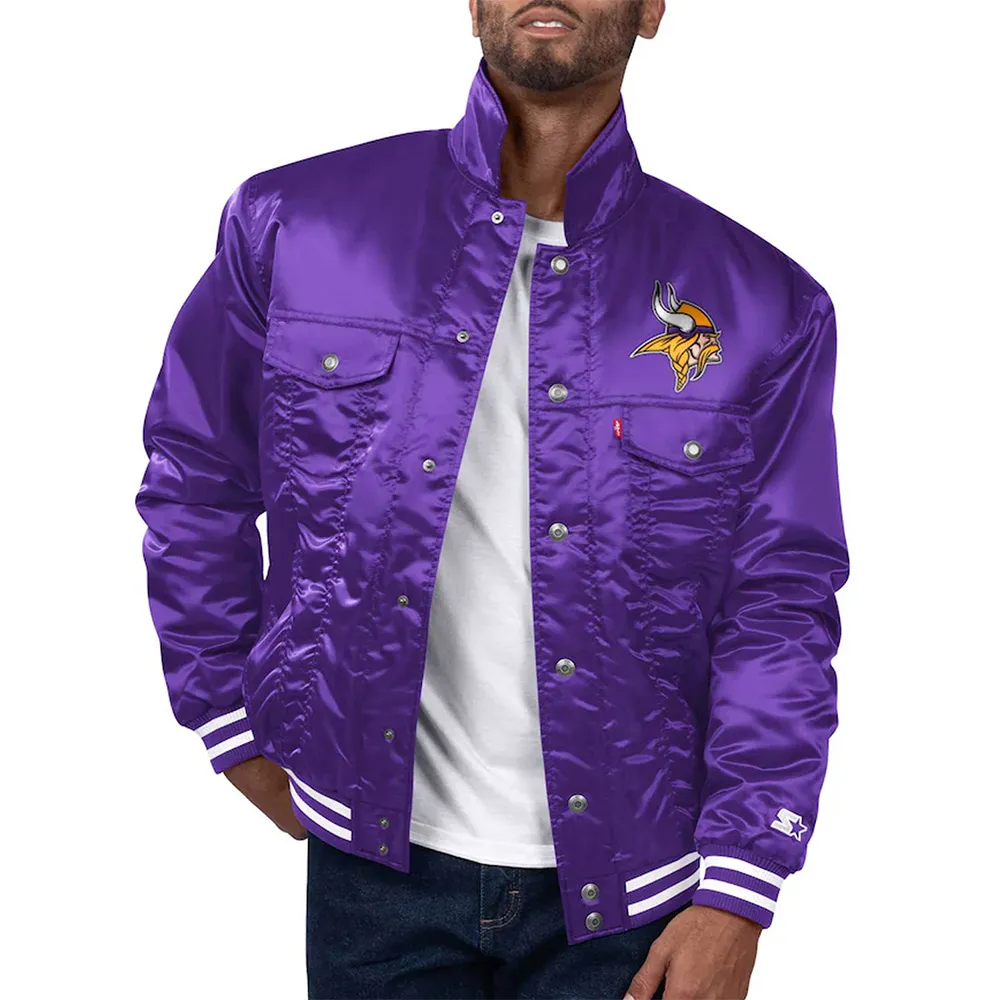 Minnesota Vikings Silver Tab Trucker Jacket Minnesota Vikings Silver Tab Trucker Jacket