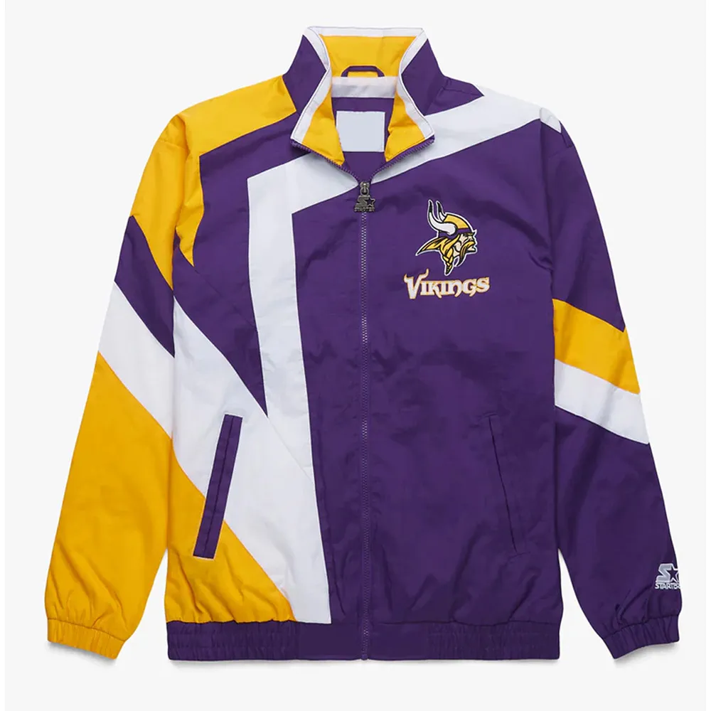 Minnesota Vikings Star Windbreaker Jacket Minnesota Vikings Star Windbreaker Jacket